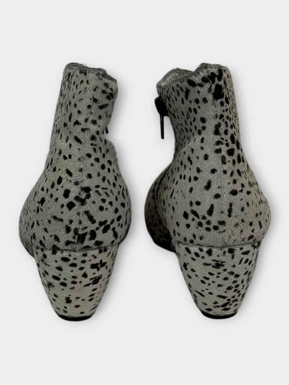 Matisse Calf Hair Spotted Wedge Booties